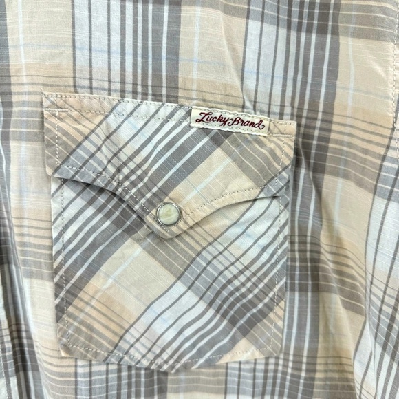 Lucky Brand ShortSleeve Button Down Shirt - Picture 6 of 8